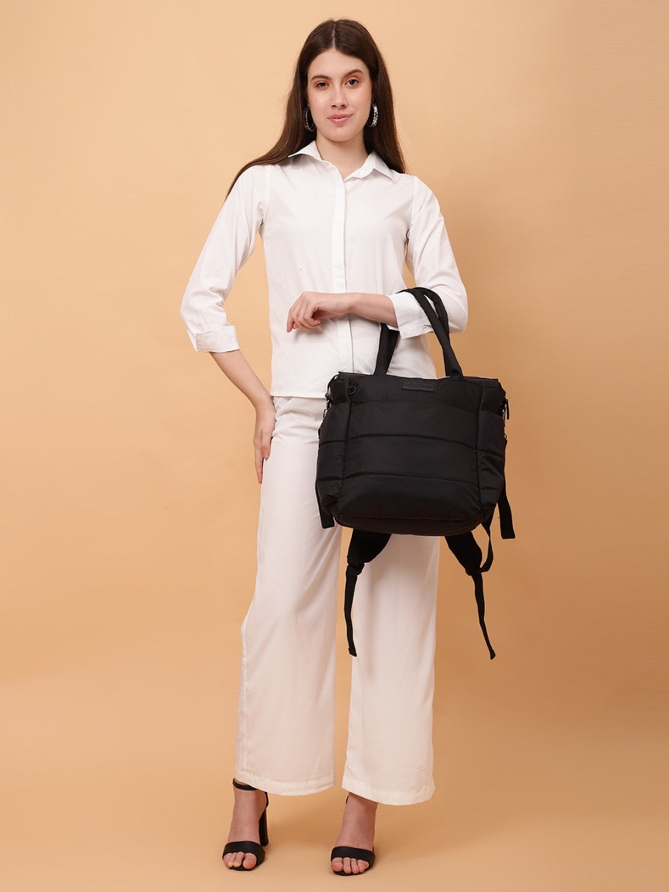 Backpack Style Diaper Bag Black