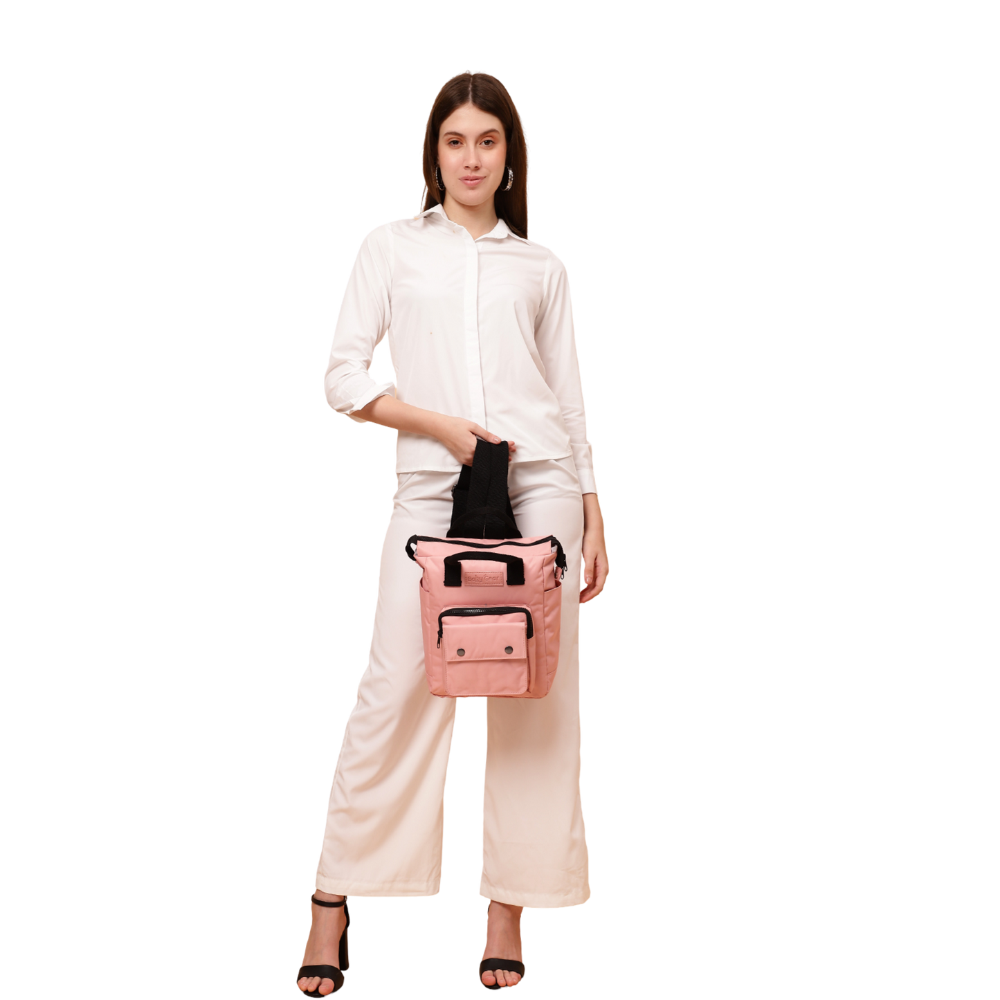 Multifunctional Diaper Bag - Peach