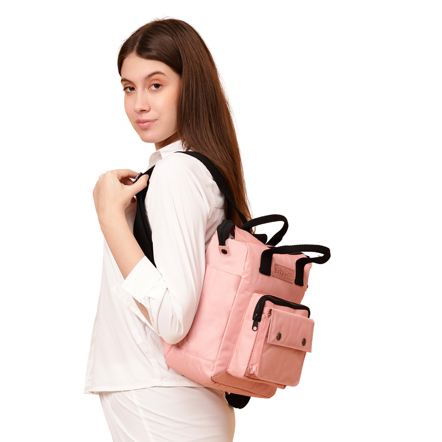 Multifunctional Diaper Bag - Peach