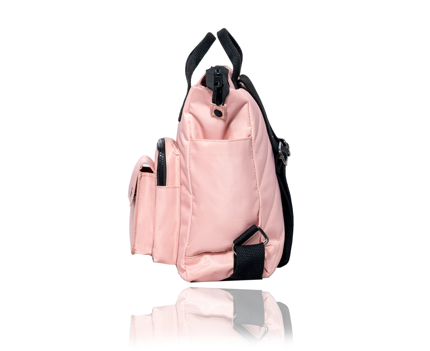 Multifunctional Diaper Bag - Peach