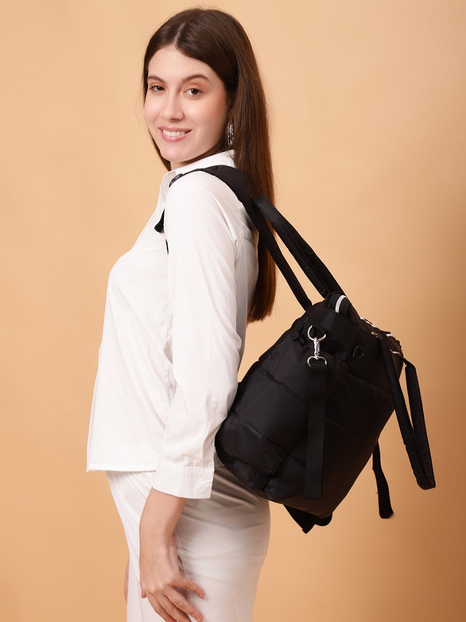 Backpack Style Diaper Bag Black